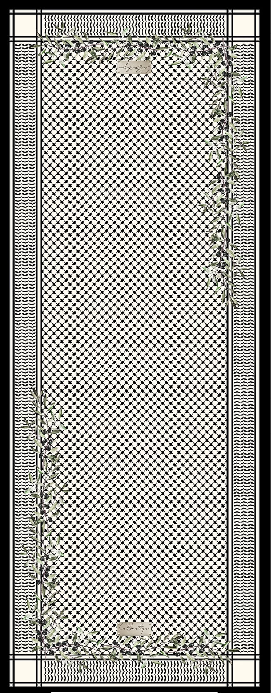 KEFIYE HERBAL PLANT SHAWL