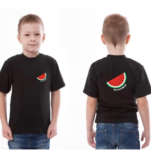 This Is Not A Watermelon - Kids T-Shirt - Black