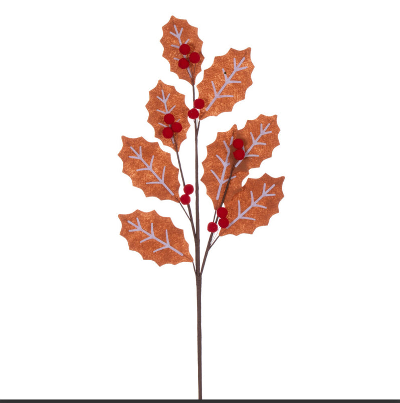 Red/White felt hilly Berry spry