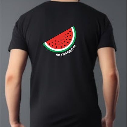 This Is Not A Watermelon - Adult T-Shirt - Black