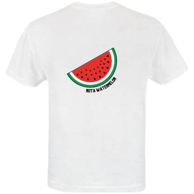 This Is Not A Watermelon - Adult T-Shirt - White