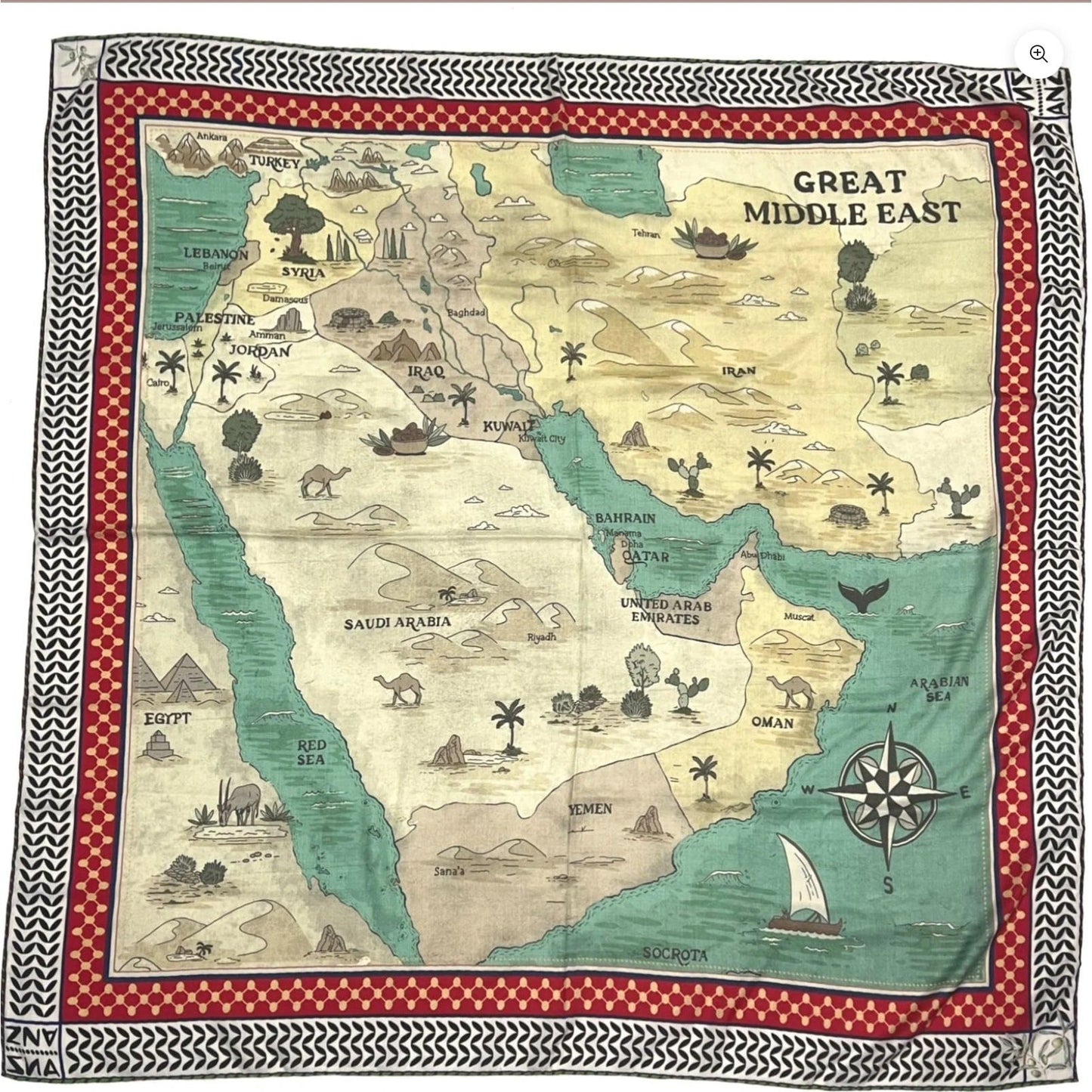 THE GREAT MIDDLE EAST CASHMERE SHAWL π