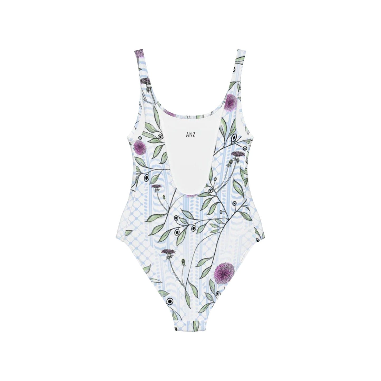 ANZ OLIVE ONE-PIECE SWIMSUIT