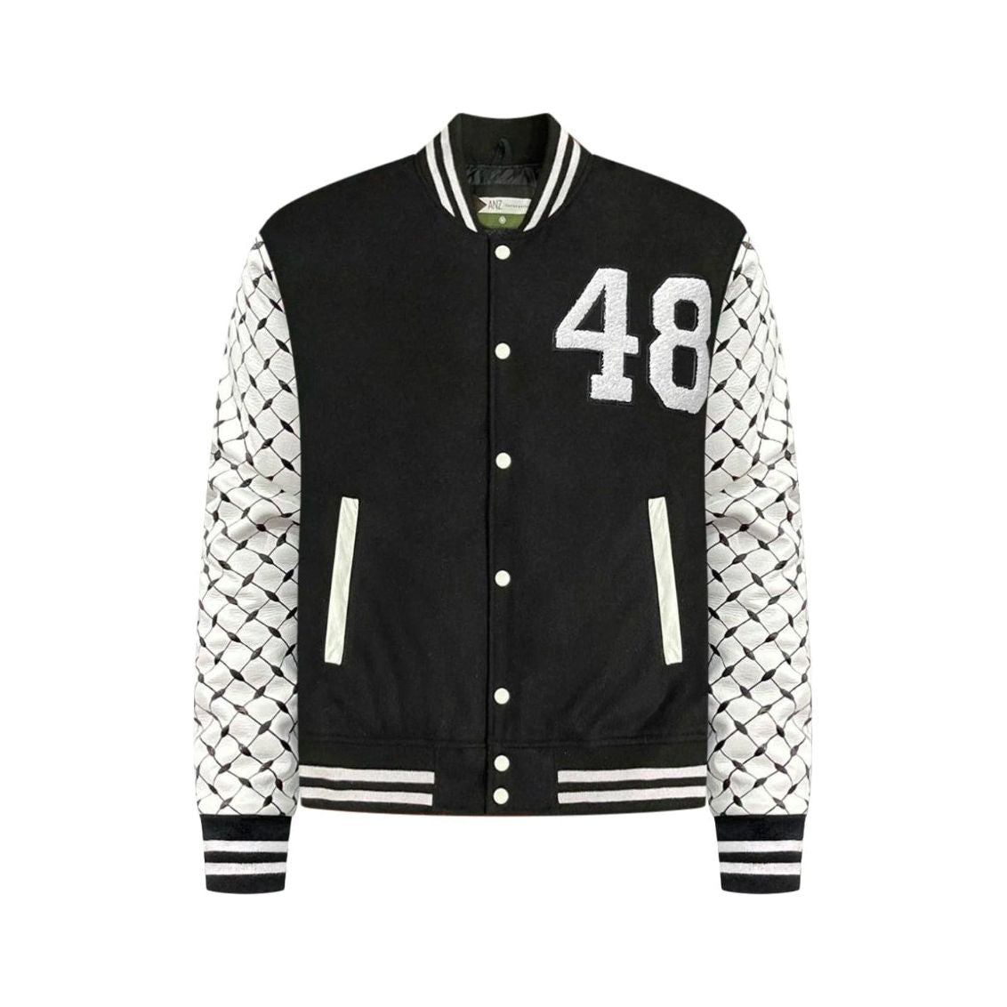 WE WILL RETURN VARSITY
JACKET/ ALANA HADID X ANZ