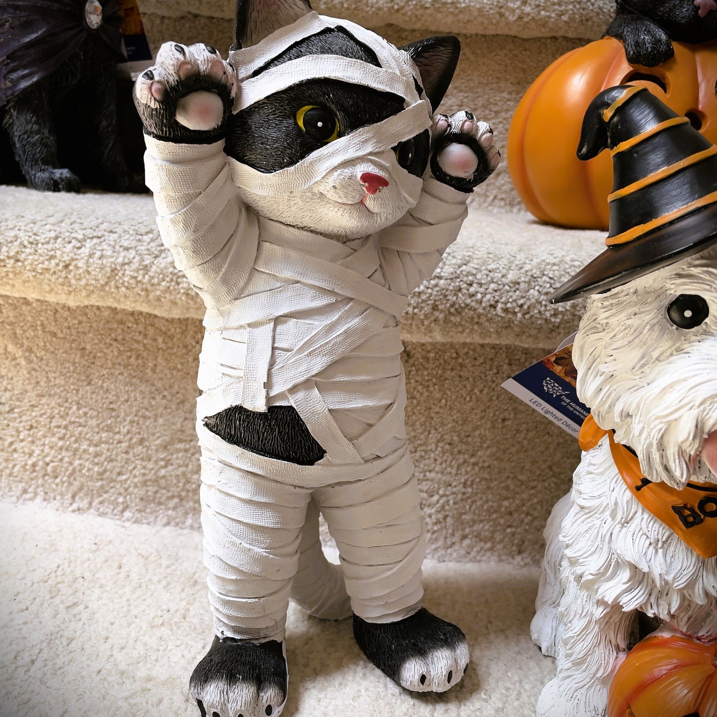 Halloween Mummy Cat - Standing