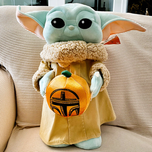 Trick or Treating Yoda Pillow