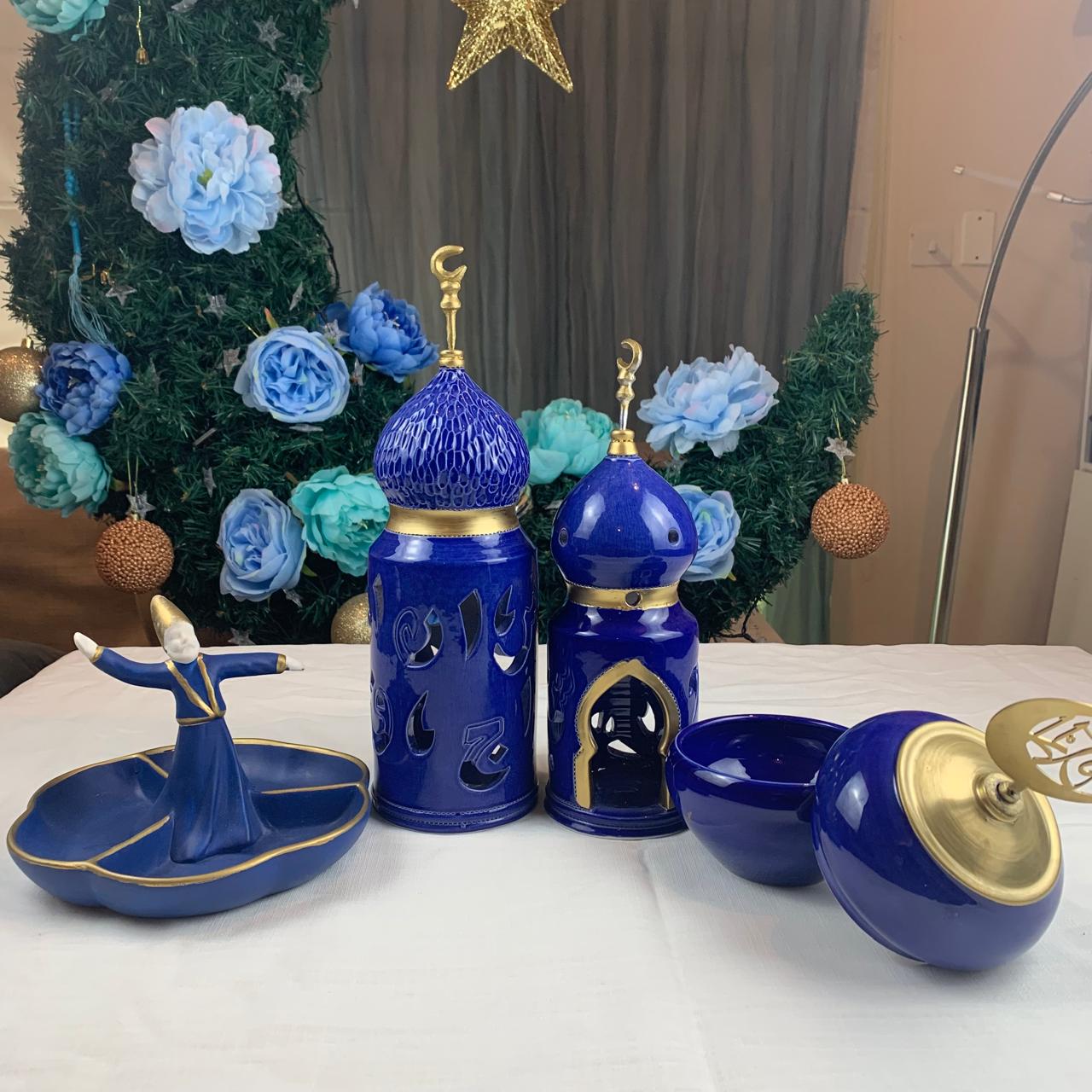 Ceramic Glazed Mathaneh Arabic Letters