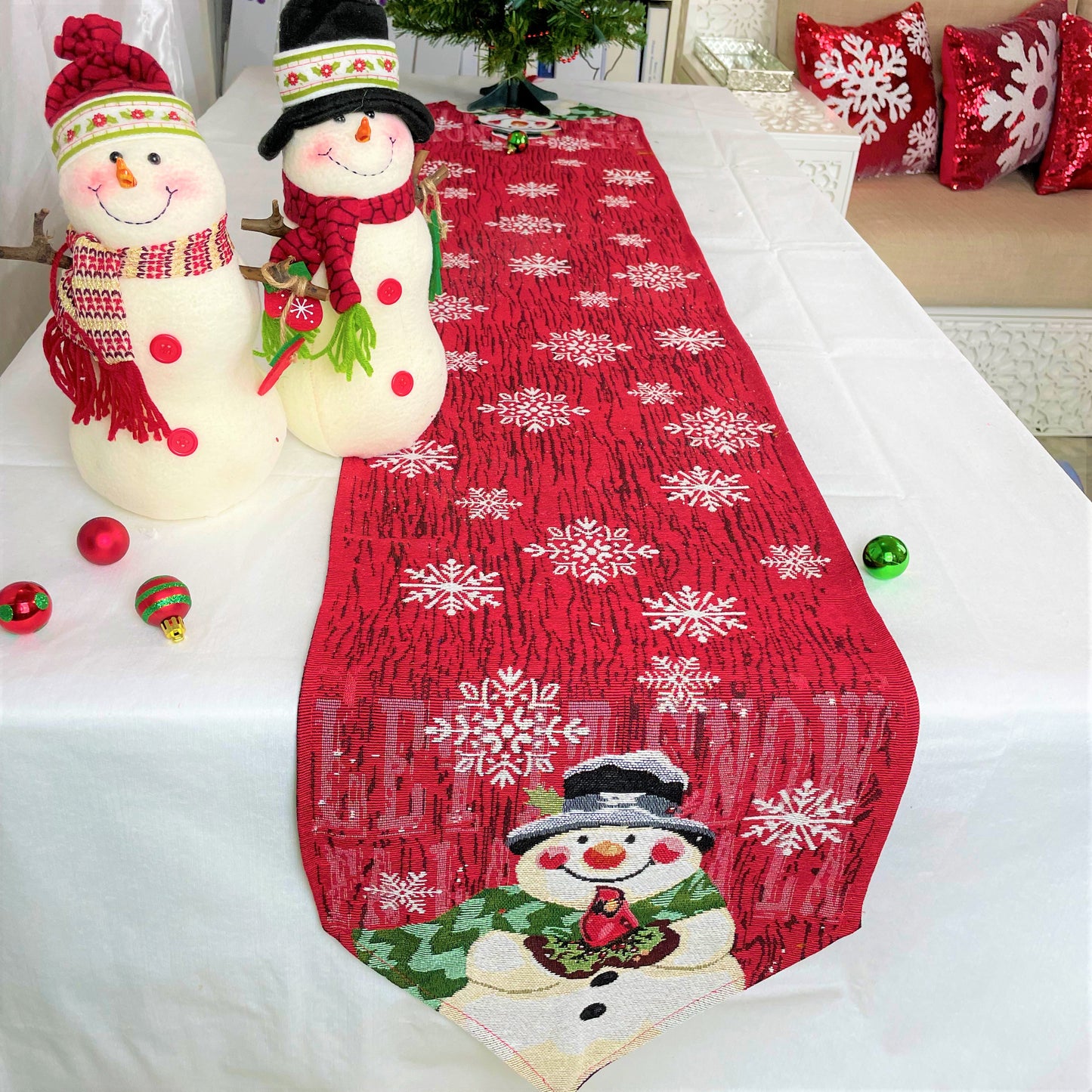 Snowman Table Runner - 183cm