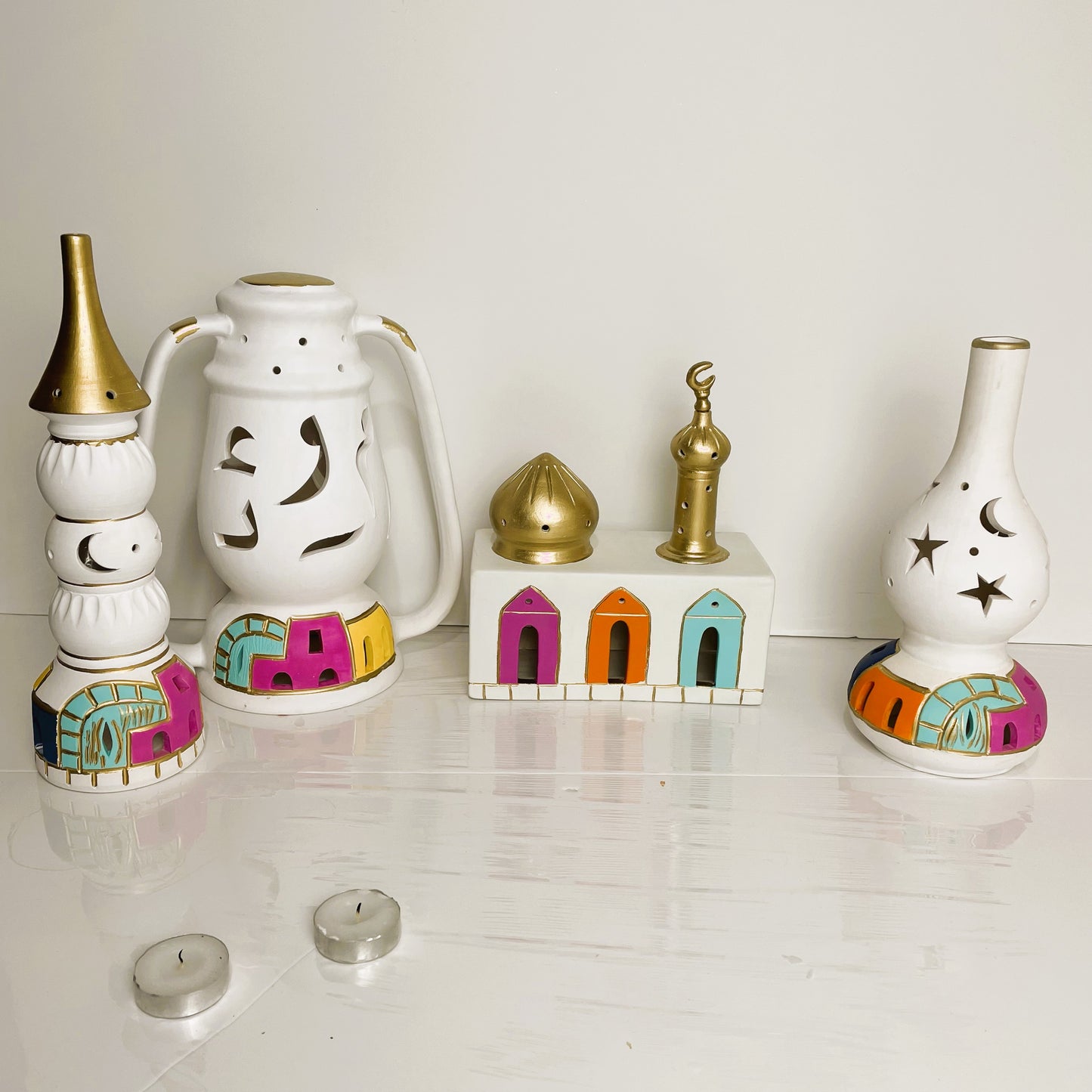 Colorful Handmade Clay Mosque