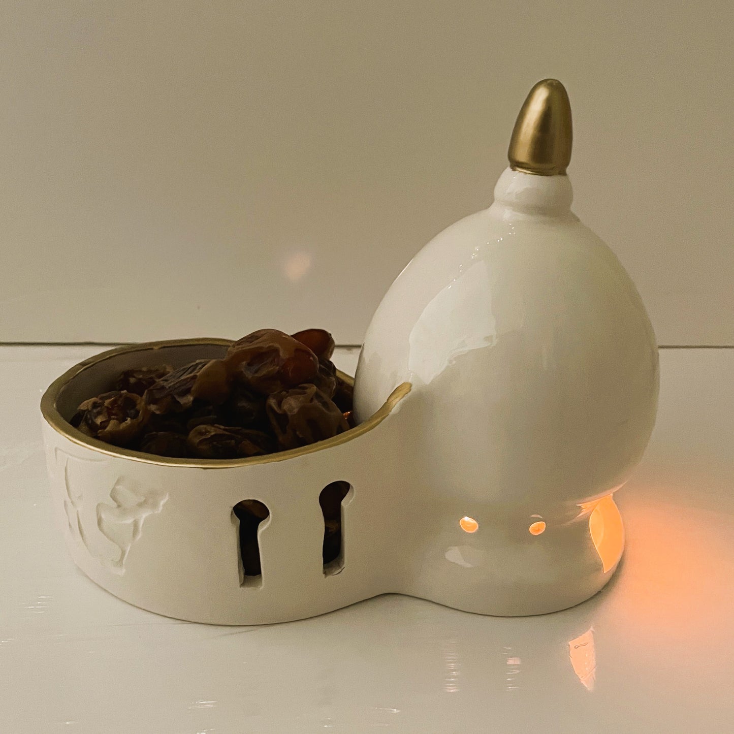 Handmade Clay Mosque Plate