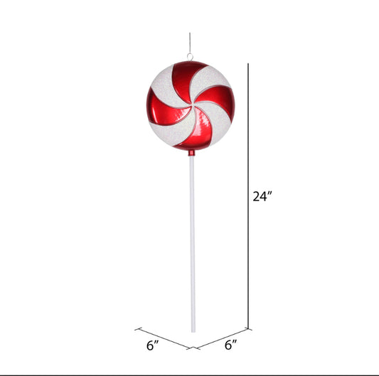 Red / White Candy Lolipop