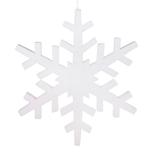 White out door glitter Snow Flake