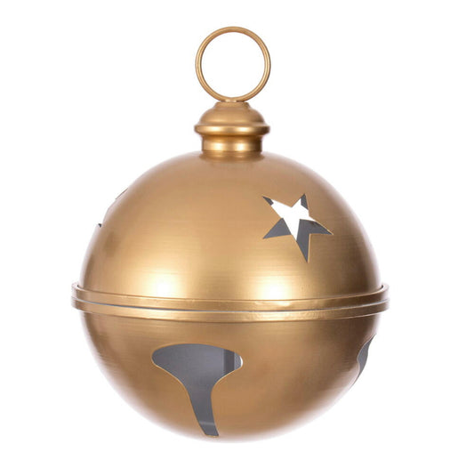 Gold Iron Bell Ornament