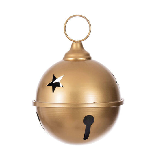 Gold Iron Bell Ornament