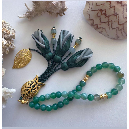 Rosary - Light Green - Roses