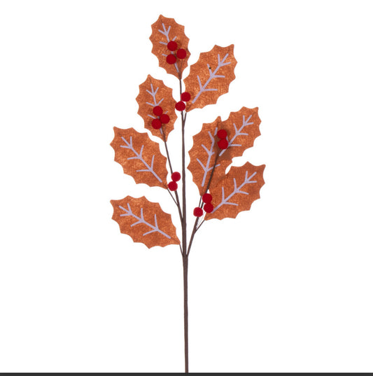 Red/White felt hilly Berry spry