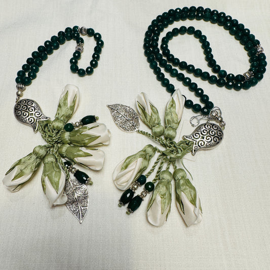Rosary - Emerald - Roses