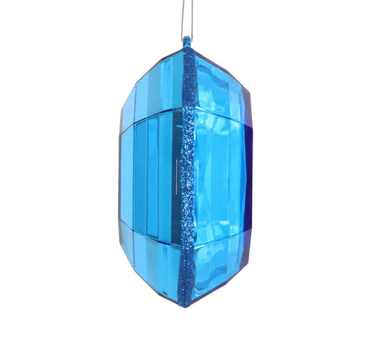Blue Jewel square Ornament
