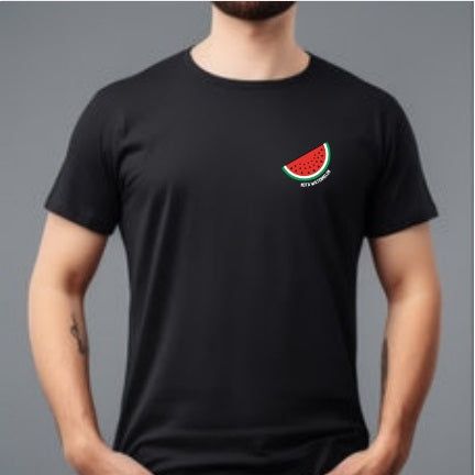 This Is Not A Watermelon - Adult T-Shirt - Black