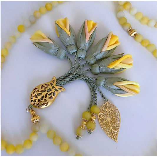 Rosary - Yellow