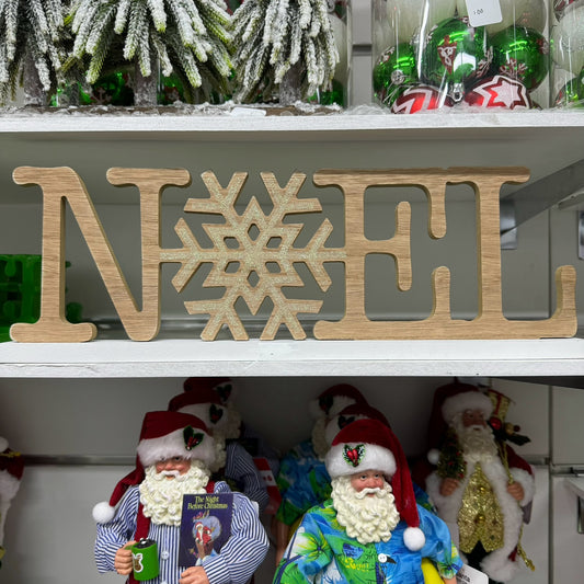 Noel MDF Table Sign - Lg