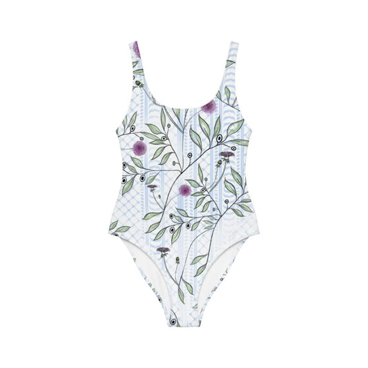 ANZ OLIVE ONE-PIECE SWIMSUIT