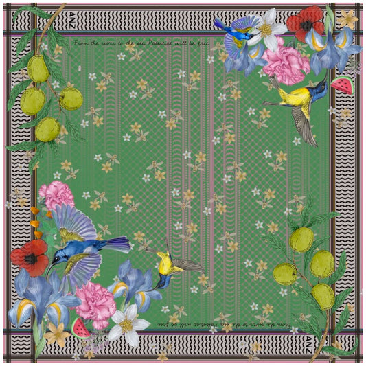 MY MEDJOUL DATE SILK SCARF