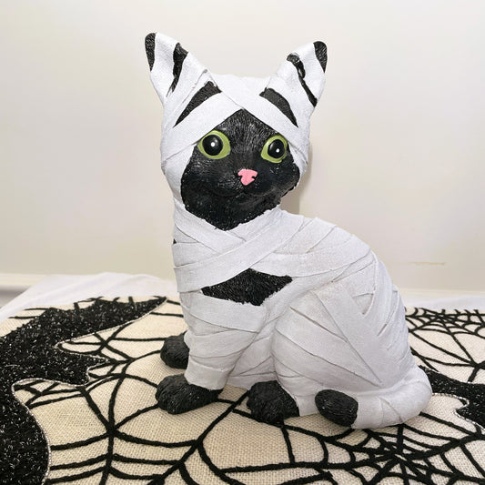 Halloween Mummy Cat - Sitting