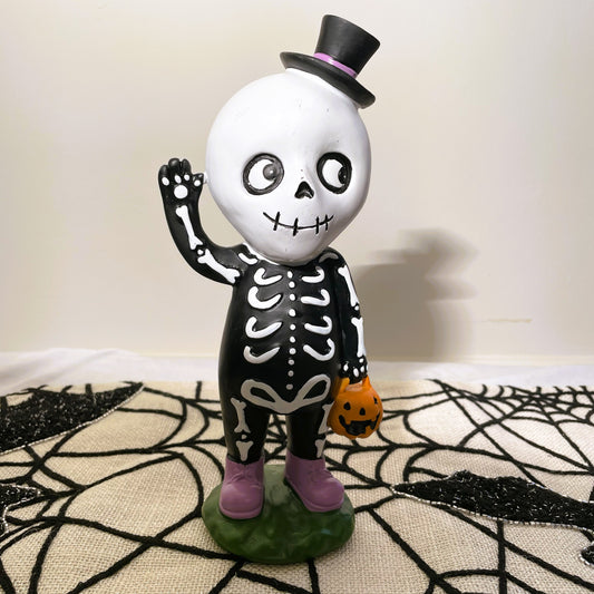 Trick or Treating Halloween Skeleton