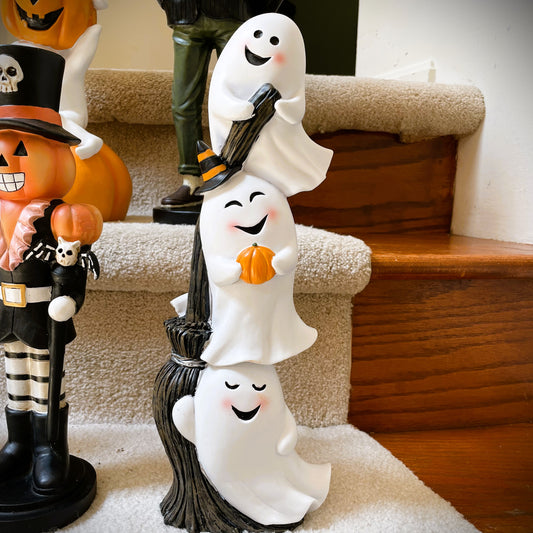 Ghosts with Broom Table Tower