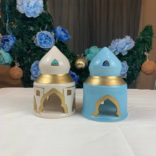 Small Mosque With Candle