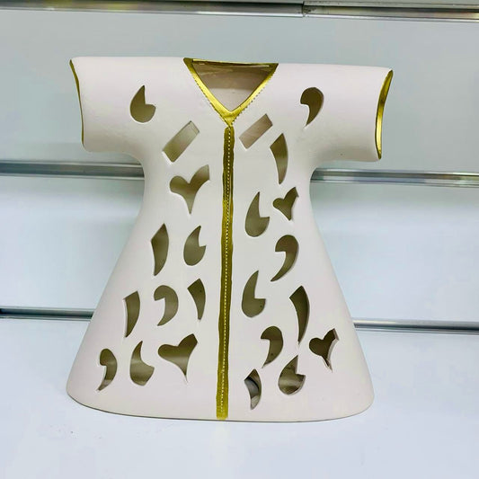 Clay Kaftan - Peach & Gold