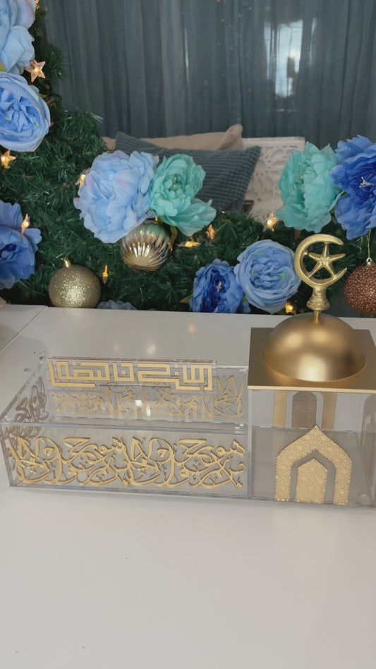Mosque Acrylic Serving Container