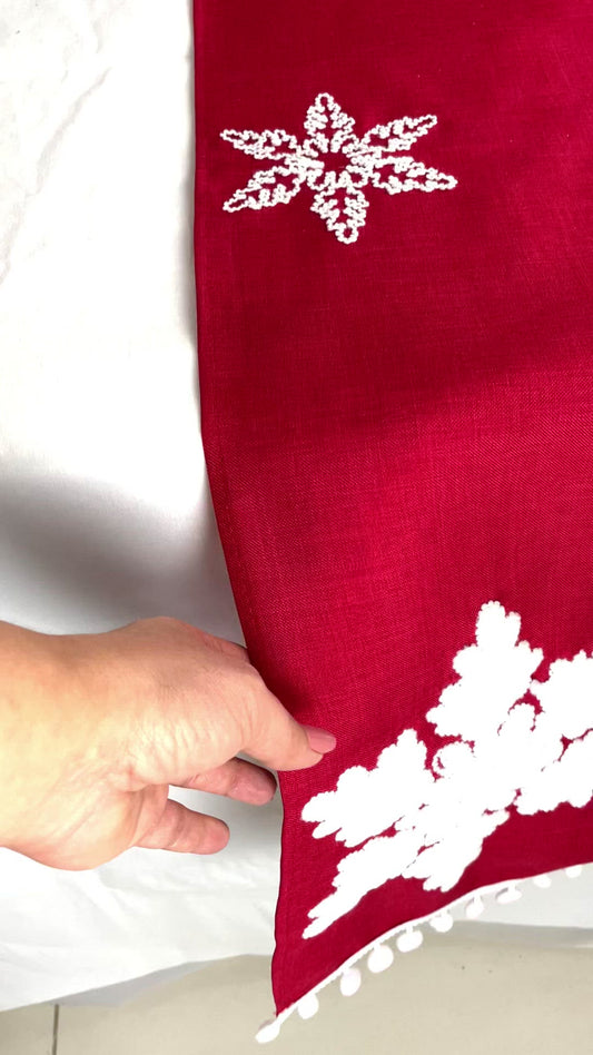 Snowflake Table Runner - 220cm