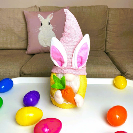Easter Gnome - Pink & Yellow