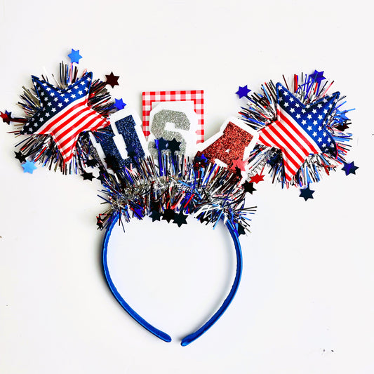 4th of July Sparkle Headband