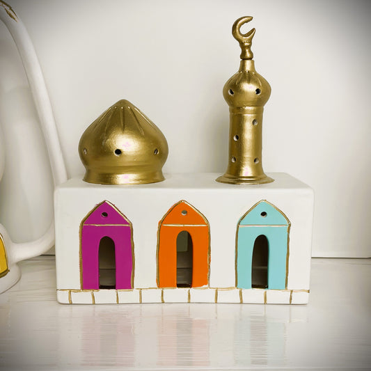 Colorful Handmade Clay Mosque
