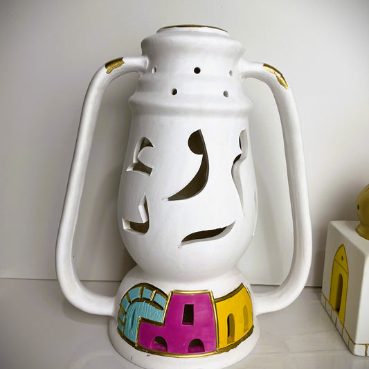 Clay Ramadan Lantern - Colorful