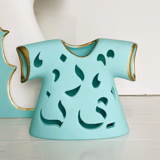 Handmade Clay Kaftan - Medium - Blue