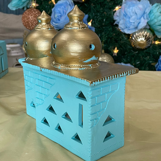 Ibrahimi Double Dome Mosque - Blue