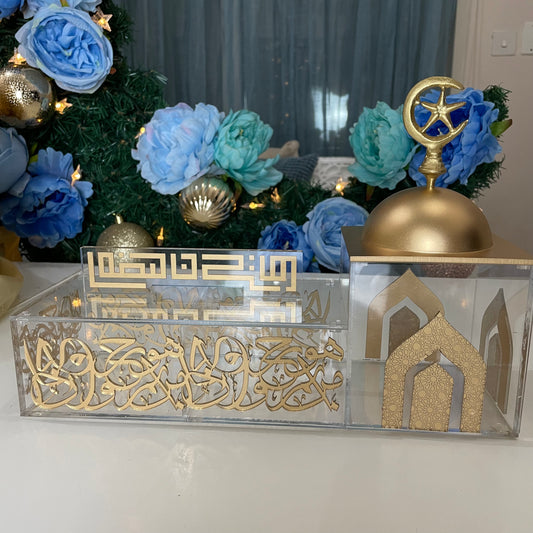 Mosque Acrylic Serving Container