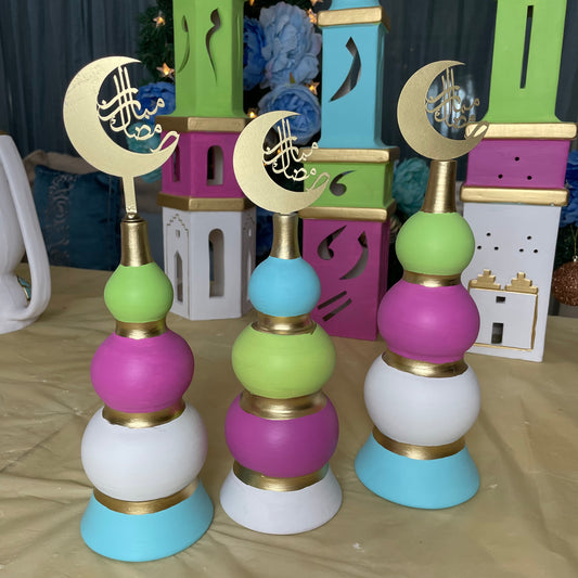 Cylindrical Minoret Set of 3