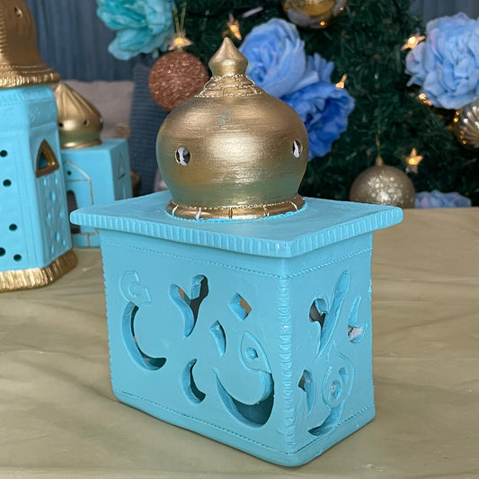 Ibrahimi Clay Doorway - Blue