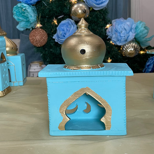 Ibrahimi Clay Doorway - Blue