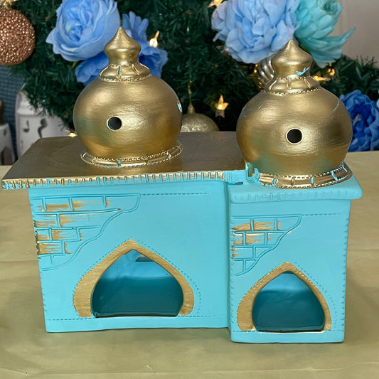 Ibrahimi Double Dome Mosque - Blue